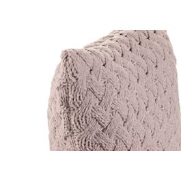 DKD Home Decor Cojín Urban de Poliéster Rosa Palo 45 x 45 cm (2 Unidades)