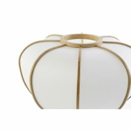 Lampara Sobremesa Oriental DKD Home Decor Natural Blanco 34 x 33 x 34 cm