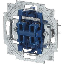 BUSCH-JAEGER 2CKA001413A0590 Einsatz - Interruptor de Persianas UP, Sin Tornillos, Acabado Mate, Azul