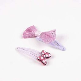 Accesorios pelo clips 4 piezas minnie 6.5 x 12.5 x 1.0 cm