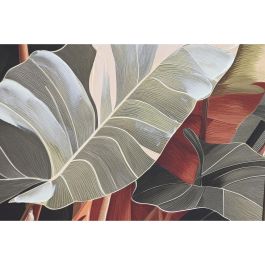 DKD Home Decor Cuadro Tropical Verde Amarillo Lienzo y PS 4.5 x 123 x 83 cm (2 Unidades)