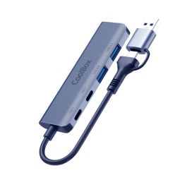 Cable USB CoolBox COO-HUB-C-CCAA Gris Precio: 11.88999966. SKU: B15Y2JGMHR