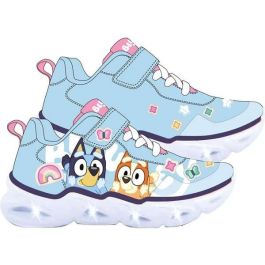 Cerdá T024 Deportiva de niño Bluey con luces y suela ligera EVA - Azul Claro, Talla 24