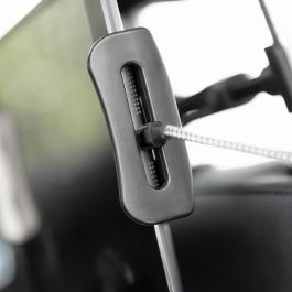 Innovagoods Soporte de tablet para coche V0103620, ajustable 12-20 cm, ABS - silicona, rotación 360°