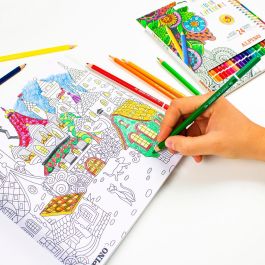 Alpino Set Mandalas Color Experience AL000250 Lápices y Libro para Colorear +3 Años