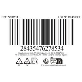 La Mediterranea Bol Chester Blue 15.6 x 15.6 x 6.8 cm (12 Unidades)