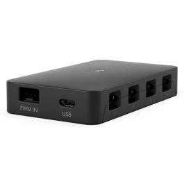 Fractal Design FRA7340172709084 Caja para PC Hub Adjust Pro Micro-USB Hasta 16 dispositivos ARGB Gen 2 PC con conector USB 2.0 interno Negro