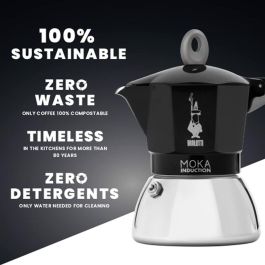 Cafetera Italiana Bialetti 0006934/NP Negro Aluminio Cafetera Italiana Bialetti 0006934/NP Negro Aluminio