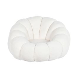 DKD Home Decor Sillón Moderno Blanco 97 x 62 x 98 cm Giratorio