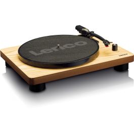 Lenco LS-50 Tocadiscos de Tracción por Correa, Color Madera, con Amplificador Integrado, 33/45/78 RPM y USB 2.0