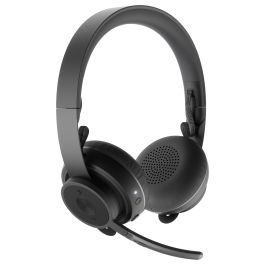 Logitech Zone Wireless UC Auriculares Inalámbricos para Oficina/Centro de Llamadas, On Ear, Grafito, Optimizados para Unified Communications (UC)