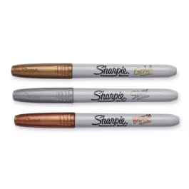 Rotulador permanente Sharpie Dorado 0,9 mm (12 Unidades) Rotulador permanente Sharpie Dorado 0,9 mm (12 Unidades)