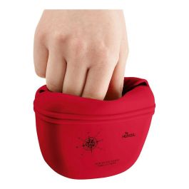 Hunter Bolsillo de Cinturón de Silicona List Rojo con Cierre Magnético para Guardar Golosinas