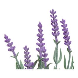 Planta artificial lavanda maceta vintage Ø13x32cm, colores surtidos verde/lila/blanco
