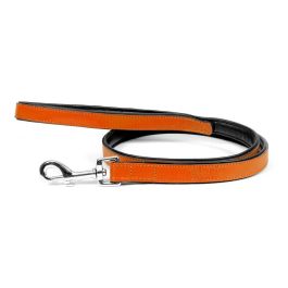 Gloria Correa Piel Auténtica Acolchada para Perro 100 cm x 18 mm, Suave, Mosquetón Robusto Retráctil, 3 Capas, Cosido Reforzado Gloria Correa Piel Auténtica Acolchada para Perro 100 cm x 18 mm, Suave, Mosquetón Robusto Retráctil, 3 Capas, Cosido Reforzado