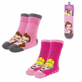Calcetines Antideslizantes Disney Princess Multicolor 2 Unidades