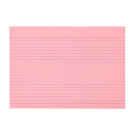 Liderpapel Tarjetas de Estudio Rayadas Cartulina de Colores 170gr 100x150mm Paquete de 200 Unidades