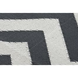 DKD Home Decor Alfombra Gris Claro Gris Oscuro 180 x 1 x 120 cm (4 Unidades)