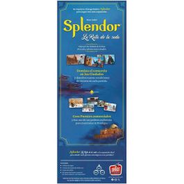 Space Cowboys Splendor La Ruta de la Seda Expansión | Juego de Mesa Estratégico | Puestos Comerciales | Requiere Splendor Base | 2-4 Jugadores, +10 años Space Cowboys Splendor La Ruta de la Seda Expansión | Juego de Mesa Estratégico | Puestos Comerciales | Requiere Splendor Base | 2-4 Jugadores, +10 años