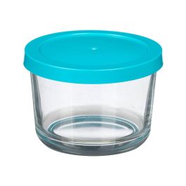 Vivalto Set 3 Fiambreras Redondas Azul 200ml Cristal y Plástico Azul Transparente (Set de 24) Precio: 41.50000041. SKU: B124VS5SXP