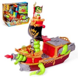 Barco del kraken de piratix shark treasure, incluye 2 piratix exclusivos, 1 moneda exclusiva, 2 accesorios y 6 monedas gold Barco del kraken de piratix shark treasure, incluye 2 piratix exclusivos, 1 moneda exclusiva, 2 accesorios y 6 monedas gold