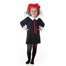 Disfraz infantil catrina t-5 (vestido, lazo y corona (surtidas)) Disfraz infantil catrina t-5 (vestido, lazo y corona (surtidas))