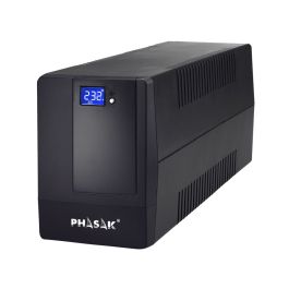 SAI Línea Interactiva Phasak 600 VA LCD/ 600VA/ 2 Salidas/ Formato Torre