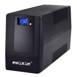 SAI Línea Interactiva Phasak 600 VA LCD/ 600VA/ 2 Salidas/ Formato Torre