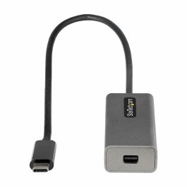 Adaptador USB C a DisplayPort Startech CDP2MDPEC Negro/Gris 0,3 m