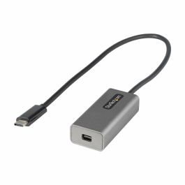 Adaptador USB C a DisplayPort Startech CDP2MDPEC Negro/Gris 0,3 m