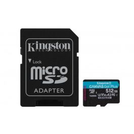 Tarjeta de Memoria Micro SD con Adaptador Kingston SDCG3/512GB Clase 10 512 GB UHS-I Precio: 56.95000036. SKU: S55092301