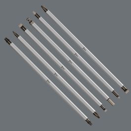 Wera Kraftform Kompakt Vario RA - Destornillador Múltiple con Carraca y 6 Puntas: Planas, PH1, PH2 - Set de 7 Piezas
