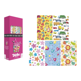 Papel De Regalo Rollo Basika 0,7X2 M (Caja De 50) Infantil