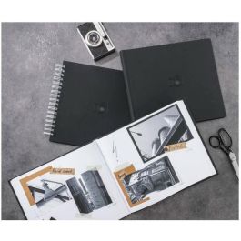 Hama Signs Spiral-Album 28x24 50 weie Seiten. schwarz 7500