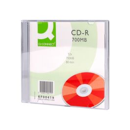 Cd-R Q-Connect Capacidad 700Mb Duracion 80Min Velocidad 52X Caja Slim Cd-R Q-Connect Capacidad 700Mb Duracion 80Min Velocidad 52X Caja Slim
