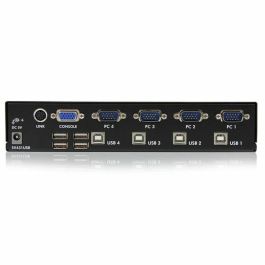 KVM PROFESIONAL STARTECH SV431USB - 4 PUERTOS - VGA - USB - HASTA 1920*1400 - ENRACABLE KVM PROFESIONAL STARTECH SV431USB - 4 PUERTOS - VGA - USB - HASTA 1920*1400 - ENRACABLE