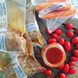 Magic Vac ACO1024 Pack 50 Bolsas de Vacío 20x30 cm para Conservación de Alimentos