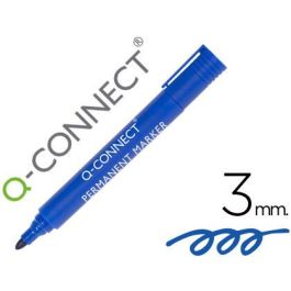 Rotulador Q-Connect Marcador Permanente Azul Punta Redonda 3 mm 10 unidades Precio: 7.005900048399999. SKU: B13LMFLBF6