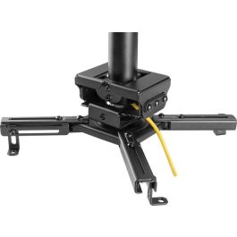 Vivolink Montaje de Techo Pro, Soporte Proyector Máx. 35 kg, Negro, Ajuste 360°, Longitud Ajustable