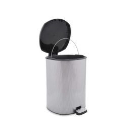 Papelera Plastico Pedal Fibra Carbono 20L Berilo 37X39CM (4 Unidades) Papelera Plastico Pedal Fibra Carbono 20L Berilo 37X39CM (4 Unidades)
