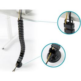 Digitus Canaleta Flexible 1.3m Negra - Adaptable para Cables