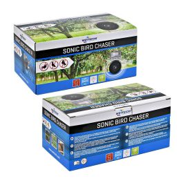 Weitech Ahuyentador Sonoro de Pájaros con Flash para Exterior. Repelente Automático por Movimiento para Jardines y Terrazas