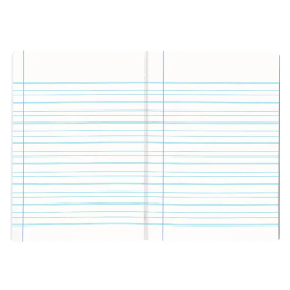 Liderpapel Libreta Scriptus A5 Plus 48 Hojas 90gr Rayado Montessori 3,5mm Con Margen Colores Surtidos