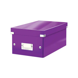 Leitz Caja de Almacenamiento para DVDs Click&Store, Violeta, 8 Litros, 206x147x352 mm Precio: 19.6988. SKU: B19X2VC935
