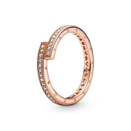 Anillo Mujer Pandora SPARKLING OVERLAPPING - RING - SIZE 54 Precio: 115.555000242. SKU: B1A362TKQY