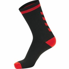 Calcetines Deportivos Hummel Rojo Negro Algodón
