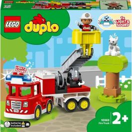 Juego de construccion camión de bomberos lego duplo