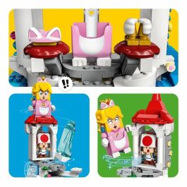 LEGO 71407 Super Mario The Frozen Tower y Peach Cat Costume Expansion Set, Building Set, Toad Minifigure, Castle F