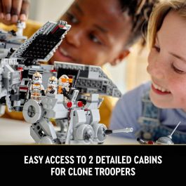 Playset Lego Star Wars 75337 AT-TE Walker 1082 Piezas