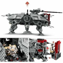 LEGO Star Wars 75337 AT-TE Walker Juguete con 5 Minifiguras, La Venganza de los Sith